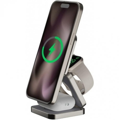 Беспроводное зарядное устройство Momax Q2.Mag Go Titanium (UD31L) - фото 7