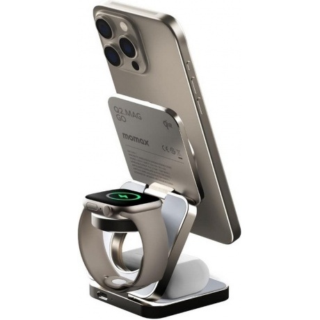 Беспроводное зарядное устройство Momax Q2.Mag Go Titanium (UD31L) - фото 10