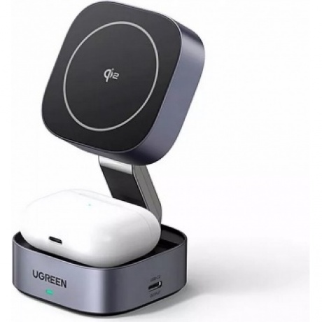 Беспроводное зарядное устройство Ugreen W702 Space Gray (35316) - фото 1
