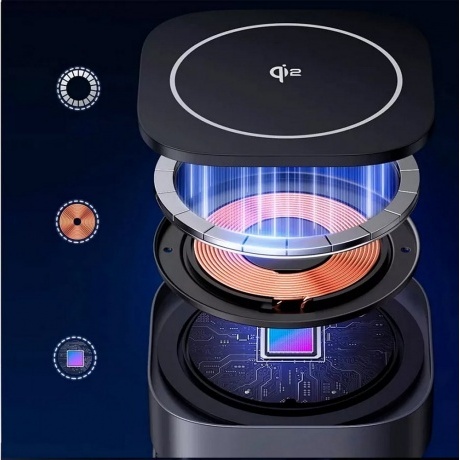 Беспроводное зарядное устройство Ugreen W702 Space Gray (35316) - фото 8