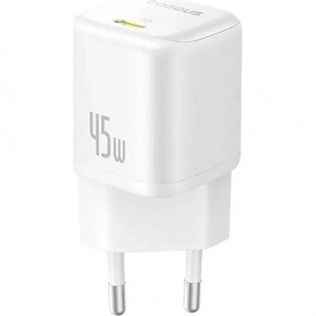 Сетевое зарядное устройство Baseus PicoGo 45W EU Moon White (P10...