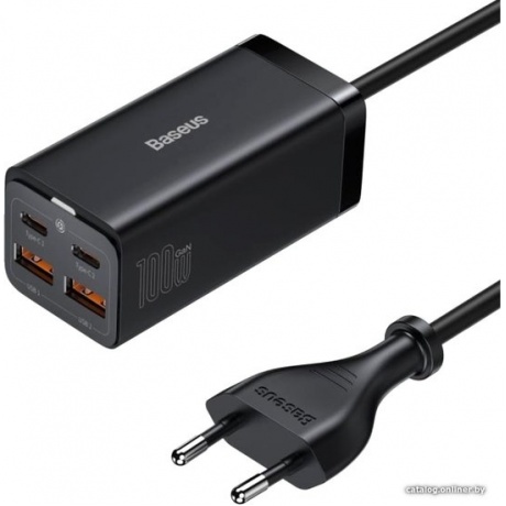 Сетевое зарядное устройство Baseus GaN3 Pro 100W Black (CCGP000101) - фото 2