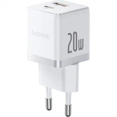 Сетевое зарядное устройство Baseus Palm 20W EU Moon White (P1011...