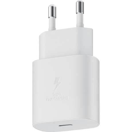 Сетевое зарядное устройство Samsung EP-TA800 белый (EP-TA800NWEGEU) - фото 1