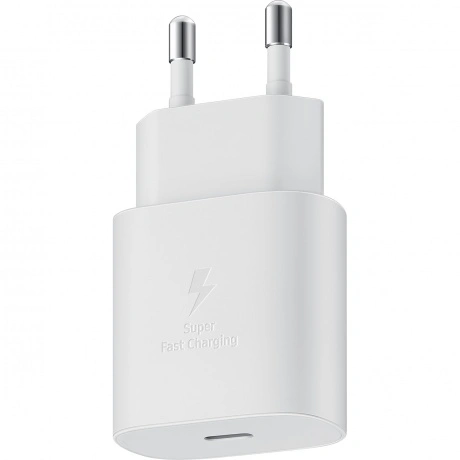 Сетевое зарядное устройство Samsung EP-TA800 белый (EP-TA800NWEG...