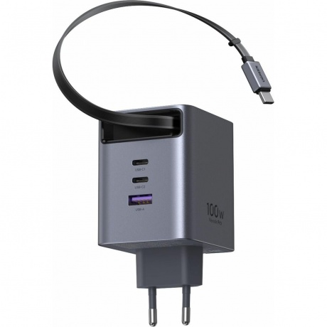 Сетевое зарядное устройство Ugreen X614 Space Gray (65822) - фото 1