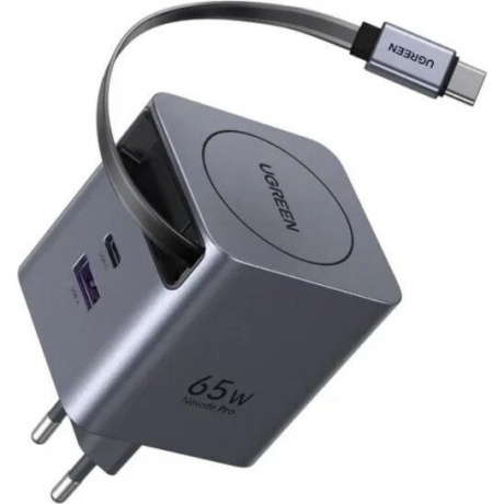 Сетевое зарядное устройство Ugreen X615 Space Gray (65825) - фото 1