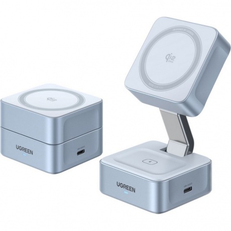 Беспроводное зарядное устройство Ugreen W752 Light Blue (55960B) - фото 3