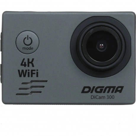 Экшн-камера Digma DiCam 300 серый