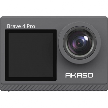 Экшн-камера AKASO BRAVE 4 PRO серый. - фото 1