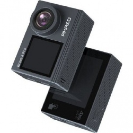 Экшн-камера AKASO BRAVE 4 PRO серый. - фото 9