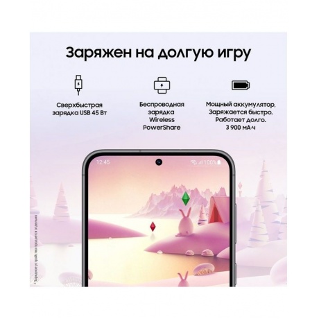 Смартфон Samsung Galaxy S23 8/256Gb (SM-S911BZKCMEA) Black - фото 7