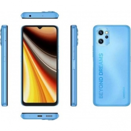 Смартфон Umidigi Power 7 Max 6/128Gb Blue - фото 2