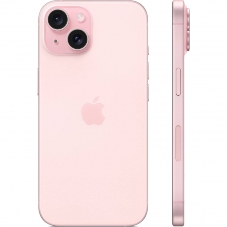 Смартфон Apple iPhone 15 128Gb (MTP13HN/A) Pink - фото 2