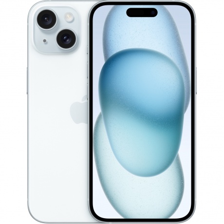 Смартфон Apple iPhone 15 128Gb (MTP43HN/A) Blue - фото 1