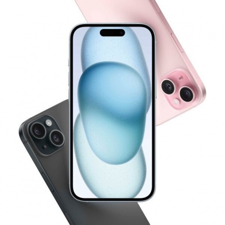 Смартфон Apple iPhone 15 128Gb (MTP43HN/A) Blue - фото 8