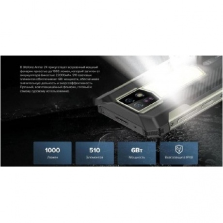 Смартфон Ulefone Armor 24 12/256Gb Black - фото 16