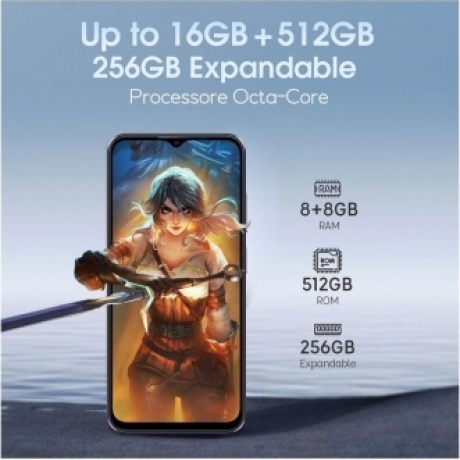 Смартфон Ulefone Note 16 Pro 8/128Gb Blue - фото 9