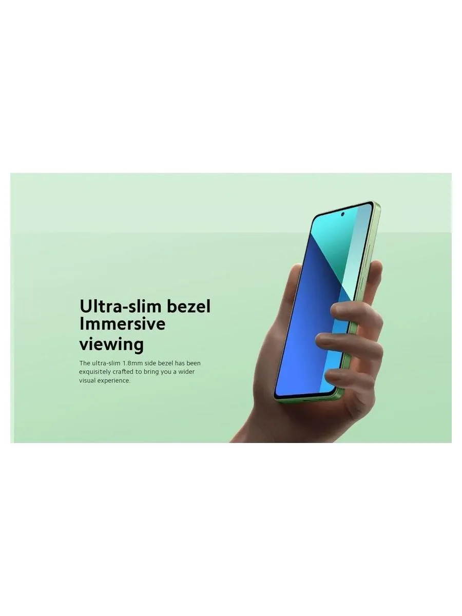 Смартфон Xiaomi Redmi Note 13 8/256Gb Mint Green - фото 25
