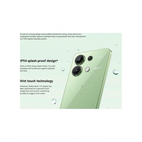 Смартфон Xiaomi Redmi Note 13 8/256Gb Mint Green - фото 38