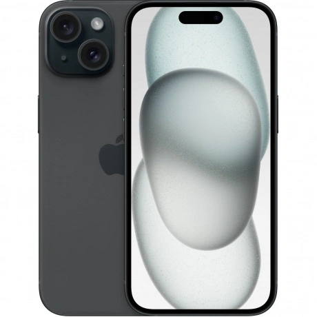 Смартфон Apple iPhone 15 128Gb Black MTP03HN/A