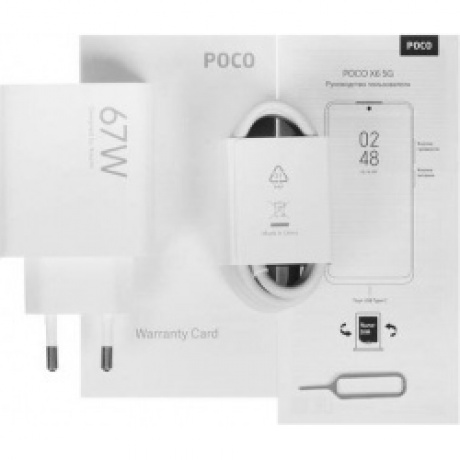 Смартфон Poco X6 5G 12/512Gb Black - фото 17