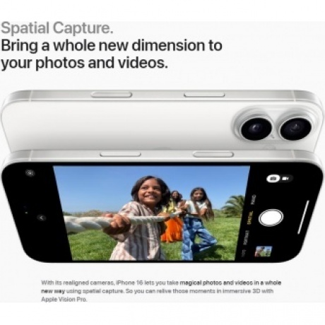 Смартфон Apple iPhone 16 128Gb (MYE73HN/A) Black - фото 11