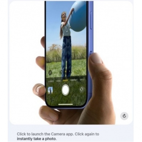 Смартфон Apple iPhone 16 128Gb (MYE93HN/A) White - фото 43