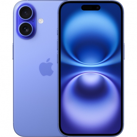 Смартфон Apple iPhone 16 128Gb (MYEC3HN/A) Ultramarine - фото 1