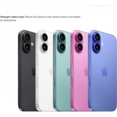 Смартфон Apple iPhone 16 128Gb (MYED3HN/A) Teal - фото 19