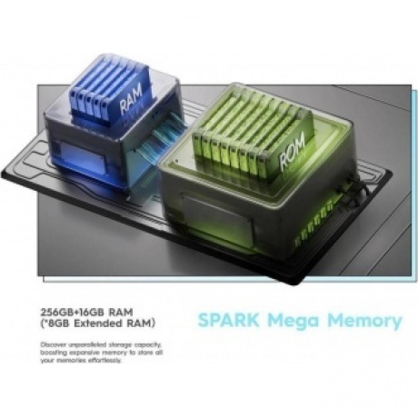 Смартфон Tecno Spark 30 5G 6/128Gb Midnight Shadow - фото 15