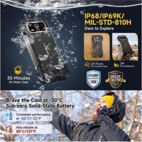Смартфон Ulefone Armor 27T Pro 12/256GB Black - фото 11