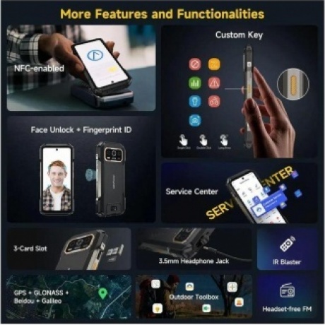 Смартфон Ulefone Armor 27T Pro 12/256GB Black - фото 13