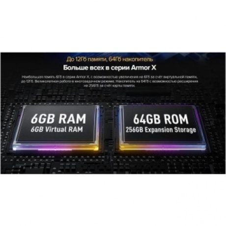 Смартфон Ulefone Armor X13 6/64Gb Black - фото 27