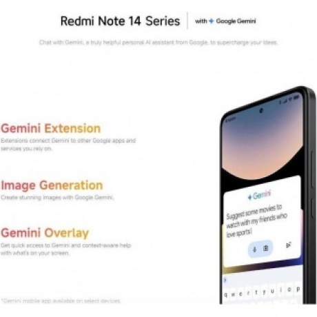Смартфон Xiaomi Redmi Note 14 8/128Gb Lime Green - фото 47