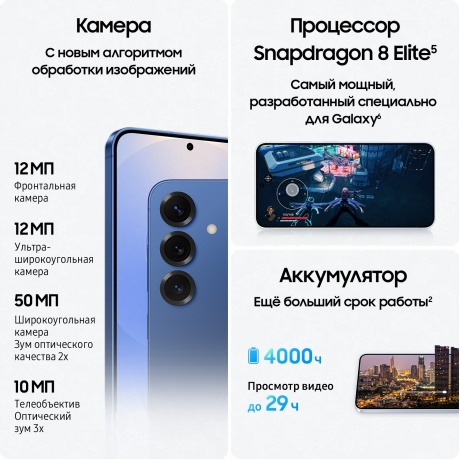 Смартфон Samsung Galaxy S25 12/512Gb (SM-S931BDBQCAU) Синий - фото 13