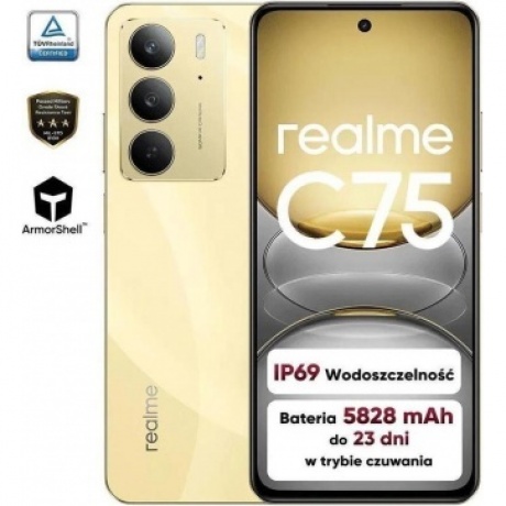 Смартфон Realme C75 8/256Gb Gold - фото 12