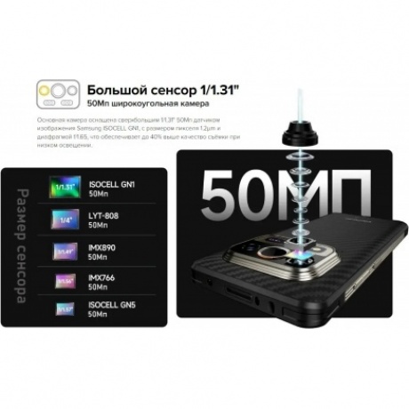 Смартфон Ulefone Armor 25T 8/256Gb Frost Black - фото 25