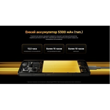 Смартфон POCO F7 Ultra 16/512Gb Yellow - фото 36