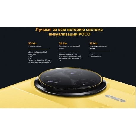 Смартфон POCO F7 Ultra 12/256Gb Yellow - фото 45
