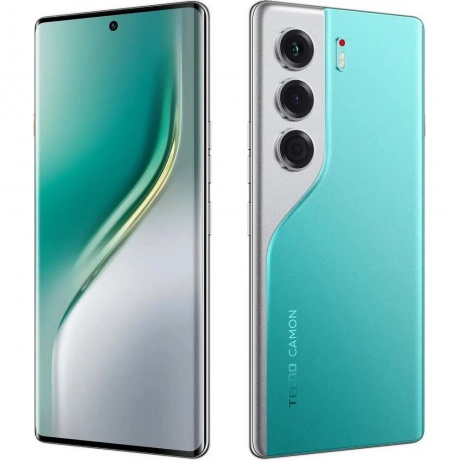 Смартфон Tecno Camon 40 Pro 5G 8/256Gb Green - фото 2