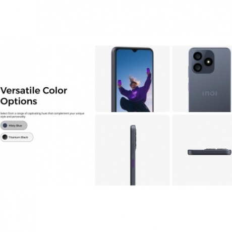 Смартфон INOI A35 4/128Gb Misty Blue - фото 25