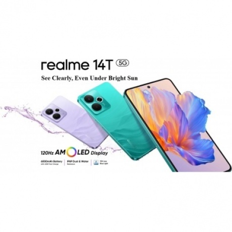 Смартфон Realme 14T 5G 8/128Gb Black - фото 24