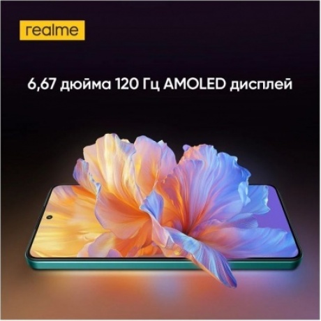 Смартфон Realme 14T 5G 8/256Gb Green - фото 7