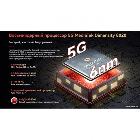 Смартфон Blackview BL9000 5G 12/512Gb Black - фото 16