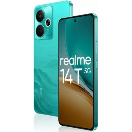 Смартфон Realme 14T 5G 12/256Gb Green - фото 2