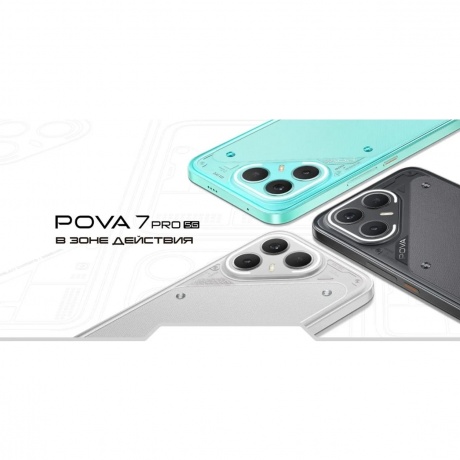 Смартфон Tecno Pova 7 Pro 5G 8/256Gb Black - фото 34