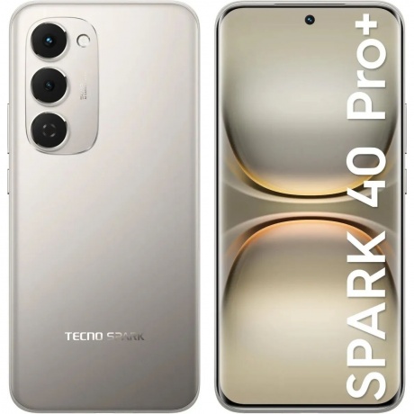 Смартфон Tecno Spark 40 Pro+ 8/256Gb Titanium - фото 5