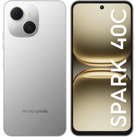 Смартфон Tecno Spark 40C 8/256Gb Grey - фото 1