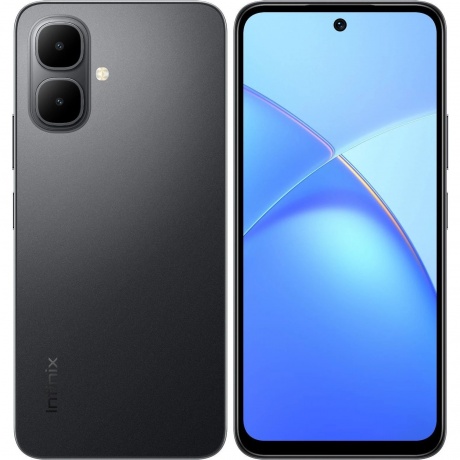 Смартфон Infinix Smart 10 4/128Gb Black - фото 1
